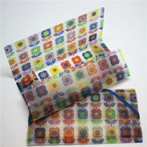 مجلد ملف مربع PP البلاستيك مع مرونة