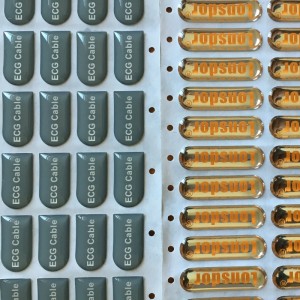 ملصقات قبة الإيبوكسي الصغيرة وتسميات قبة صغيرة غير منتظمة