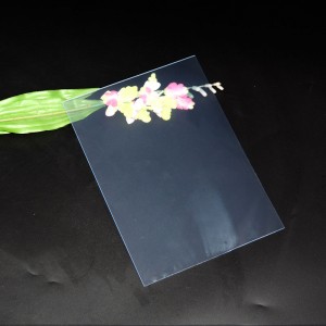 حار بيع ورقة سميكة البلاستيكية الشفافة البلاستيكية 1mm جامدة لقطع الليزر