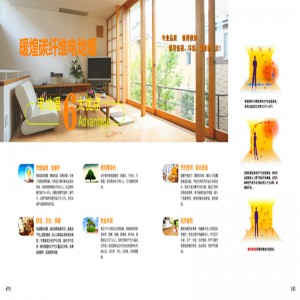 التدفئة الأرضية من ألياف الكربون