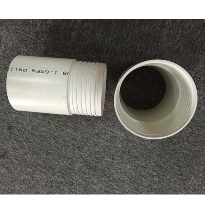 PVC 3 بوصة أنابيب حفر المياه مع اتصال الموضوع