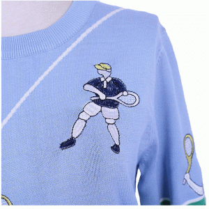 تخصيص OEM تصميم مطرزة البلوز محبوك سترة الرجال