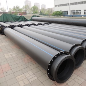 الفيديو متاح للاتصال HDPE Pipe Flange أو بعقب الانصهار