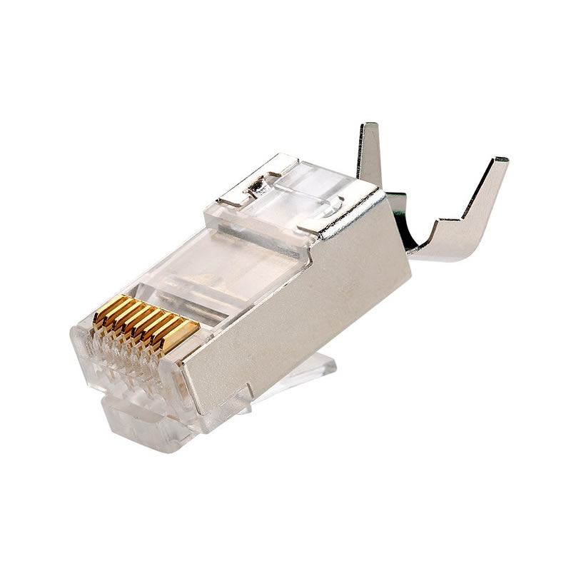 RJ45 موصل CAT7 تجعيد إيثرنت موصل STP وحدات