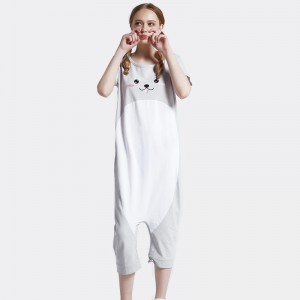 المرأة التطريز القطن دنة واحدة جيرسي نيسيي