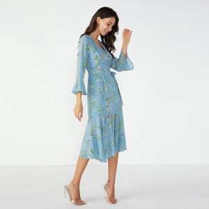 السماء الزرقاء يتوهم العشاء توتو التصاميم الأفريقية اللباس الشتاء