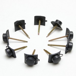 الملحقات الخاصة للبلاستيك ورقة سقف المسمار للماء وكاب لبلاط السقف PVC