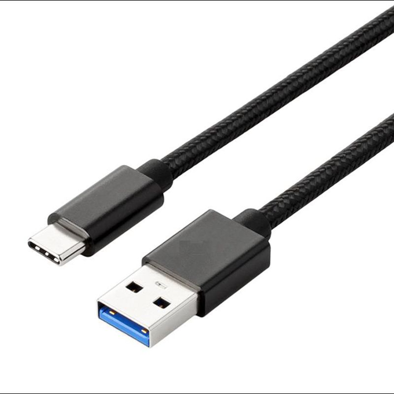 draubleType-C إلى كبل بيانات USB من النايلون