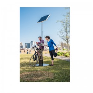 تصميم المجتمعات المجتمعات الحدائق الشمسية في الهواء الطلق محطة شحن الهاتف المحمول