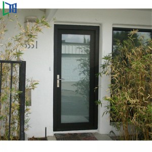 عظيم الخارجي As2047 مزدوجة سوينغ بابية زجاج الباب الفرنسي مع مسحوق الطلاء أو الحبوب الخشبية الانتهاء
