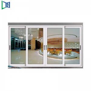 LYS 120 باب انزلاق وباب زجاجي مزدوج للطلاء المسكن الفاخر بمسحوق الطلاء الفاخر