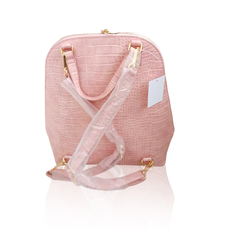 HD0823 --- 2019 نمط جديد من الوردي كروكو بو حقيبة جلدية للمرأة
