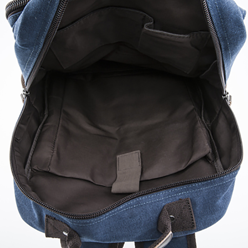 17SC-6570M متعدد الألوان 15 سنوات مصنع صديقة للبيئة دائم daypack عارضة الرجال حقيبة الظهر قماش القطن