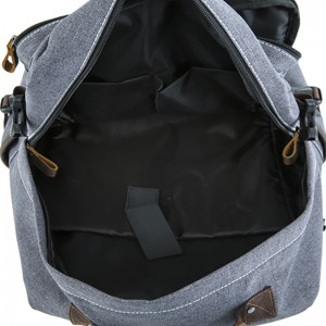 18SC-6890D حار بيع تصميم الجلود تقليم قماش عودة حزمة خمر bagpack حقيبة قوانغتشو قوانغتشو ظهره للشباب