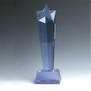 شكل نجمة شطبة الكأس الكريستال