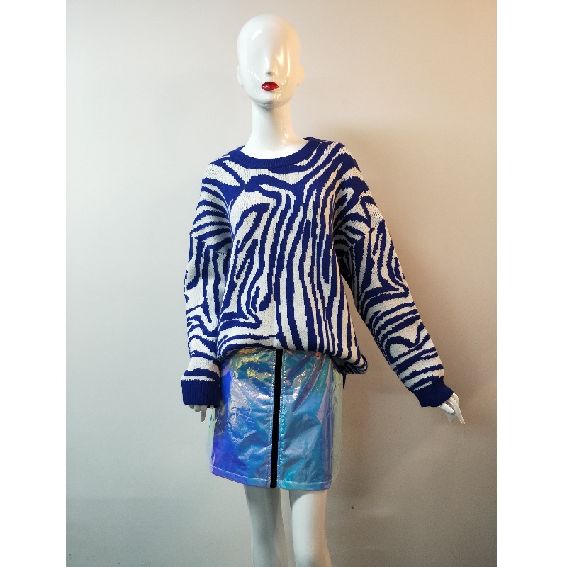 سيدات BLUE SWIRL PRINT JUMPER RLWS0011F