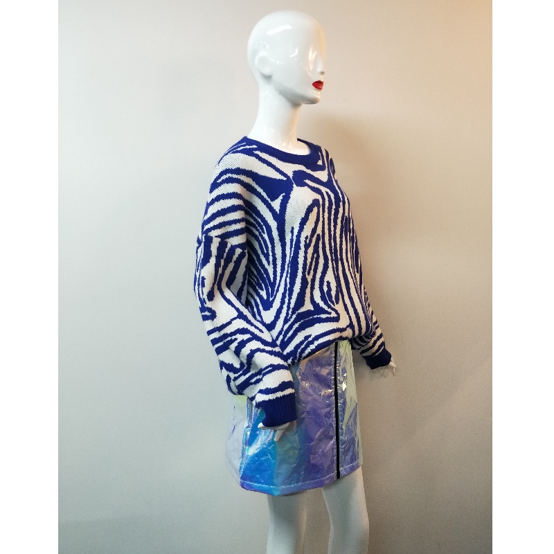 سيدات BLUE SWIRL PRINT JUMPER RLWS0011F