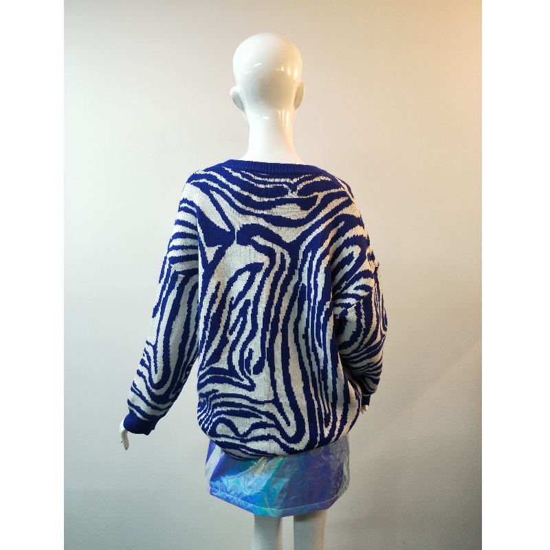 سيدات BLUE SWIRL PRINT JUMPER RLWS0011F