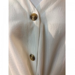 أبيض التعادل الجبهة BLOUSE JLWB0004