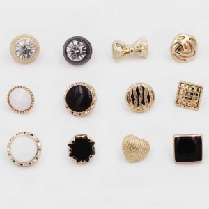 أزياء تصميم جديد مخصص أزرار قميص معدني أزرار الخياطة 8