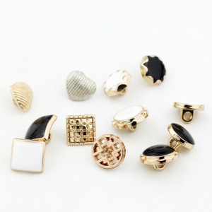 أزياء تصميم جديد مخصص أزرار قميص معدني أزرار الخياطة 8