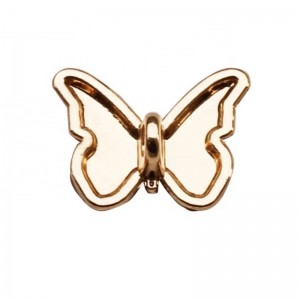 أزياء فراشة زر تصميم الملابس المعدنية زر عرقوب الذهب لمشط الثنية 13