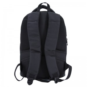 18SA-7476D عصري موضة الأسود جامعة كلية كتاب حزمة حقيبة كمبيوتر محمول حقيبة الظهر Daypack