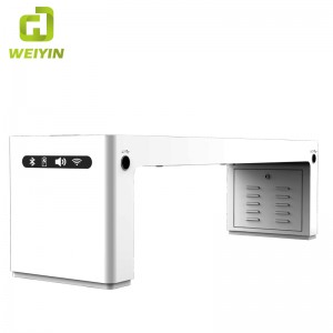 الطاقة الشمسية في الهواء الطلق في المناطق الحضرية الذكية بارك مقاعد البدلاء لشحن الهاتف المحمول