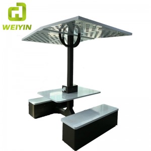 في الهواء الطلق بارك المجتمعات والفنادق الذكية محطة شحن الطاقة الشمسية لشاحن الهاتف وشبكة AC