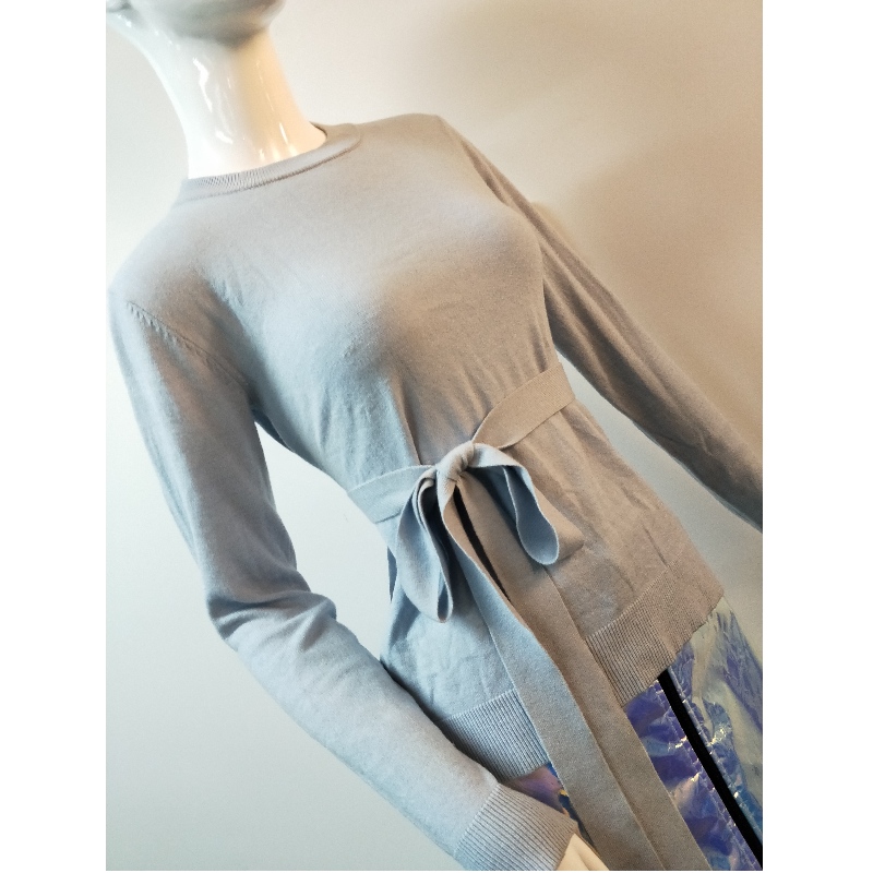 GRAY BELT SWEATER RLWS0066F