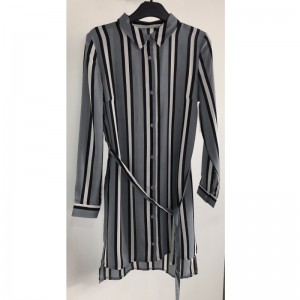 STRIPE LONG SLEEVE BLOUSE JLWB0012
