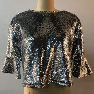 SILVER BEAD BLOUSE JLWB0013