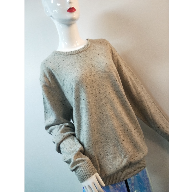 GRAY LONG-SLEEVE SWEATER RLWS0089F