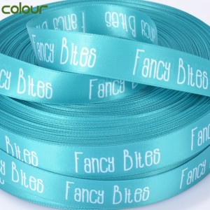 3 # مخصص شعار البوليستر المطبوعة الشريط الساتان