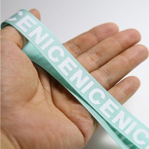 7 # ： موضة Grosgrain الشريط طباعة 2CM للملابس الرياضية