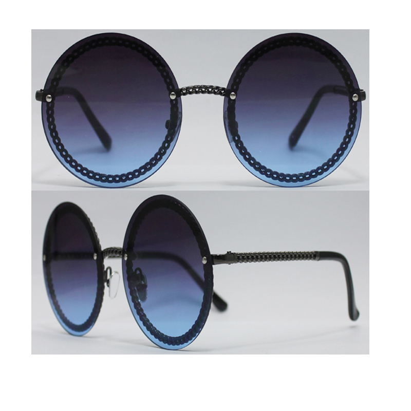 النظارات الشمسية المعدنية للجنسين مع الإطار المعدني ، الأشعة فوق البنفسجية 400 عدسة حماية ، أوامر تصنيع المعدات الأصلية هي موضع ترحيب