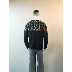 أسود كارتون طباعة سويتر RLMS0052F