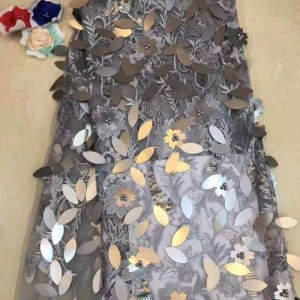 الترتر رخيصة والنسيج مطرز لآسيا ملابس الزفاف فستان النسيج