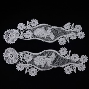 1 # الدانتيل خط العنق الدانتيل الحليب الحرير [بوليستر / نايلون الدانتيل ، الدانتيل القطن]