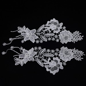 1 # الدانتيل خط العنق الدانتيل الحليب الحرير [بوليستر / نايلون الدانتيل ، الدانتيل القطن]