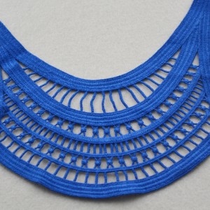 موضة جديدة تصميم البوليستر الدانتيل طوق العنق ل ملابس السباحة