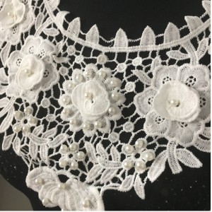 طوق جديد وصول الرقبة مع الدانتيل زين الخرز