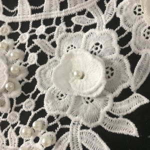 طوق جديد وصول الرقبة مع الدانتيل زين الخرز