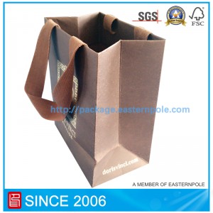 حقيبة تسوق فاخرة مع مقبض لاصق