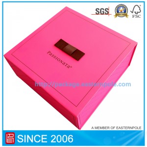 مربع قابل للطي فاخرة فاخرة مع تصميم مخصص