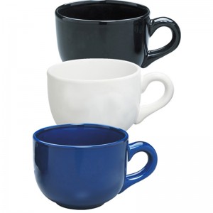 مطعم السيراميك جديد العظام الصين عادي مربع أبيض / جولة غرامة الخزف القدح القهوة الفاخرة