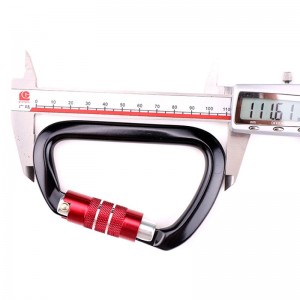 في الهواء الطلق هوك تسلق الصخور التخييم قفل مفتاح حلقة تسلق متعددة الوظائف الجوز حلقة تسلق في الهواء الطلق الصيد سريع سريع سقوط مع...