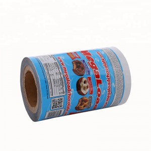 الغذاء الصف مغلفة البلاستيك دليل على الحرارة فيلم ختم التعبئة والتغليف على لفة