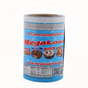 الغذاء الصف مغلفة البلاستيك دليل على الحرارة فيلم ختم التعبئة والتغليف على لفة