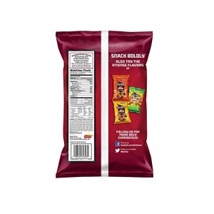 الحرارة ختم مخصص مغلفة احباط واصطف وسادة البطاطس الموز رقاقة تي شيرت حقيبة للأغذية